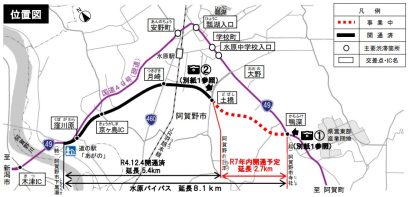 【新潟国道事務所が発表】国道49号水原バイパスの全線開通は2025年内