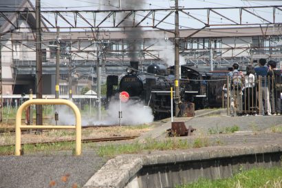 【鉄道の街、盛り上がる】SLばんえつ物語が運航開始25周年、JR新津駅で記念イベント開催