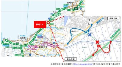 【交通情報】北陸自動車道 柿崎ＩＣ 夜間閉鎖（7月29日～8月1日、8月5日～6日）