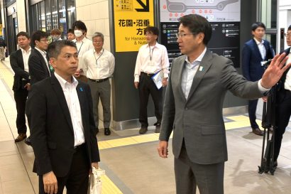 【横断歩道設置は困難】新潟市の中原八一市長が新潟駅バスターミナルを視察、バス通路横断問題などを受け