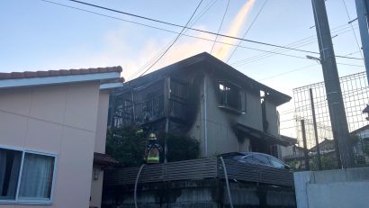 【20歳代男性が火傷・続報】新潟市西区の一般住宅で火災発生、6月29日20時に鎮火