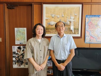 【阿賀野を舞台にカンヌ映画祭を狙う】にいがた総おどりの能登剛史氏が阿賀野市長に依頼