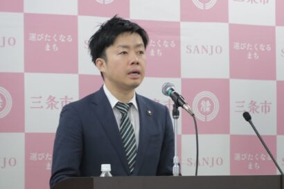 新潟県三条市の2025年度一般会計当初予算は約519億円、人件費や物価高騰が影響し昨年から増加