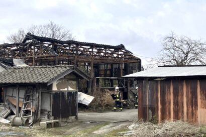 【現場から身元不明の遺体】新潟市南区で火災発生、16時55分に鎮火